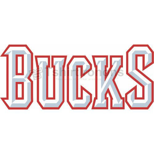 Milwaukee Bucks T-shirts Iron On Transfers N1074 - Click Image to Close